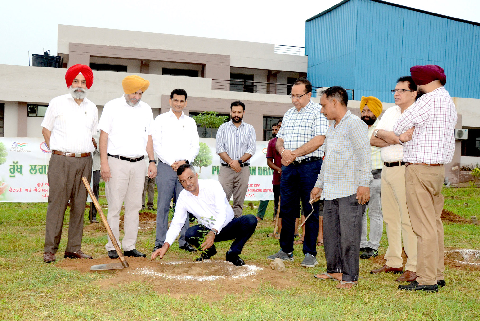 Vet Varsity Starts Mega Plantation Drive under Wake-Up Ludhiana